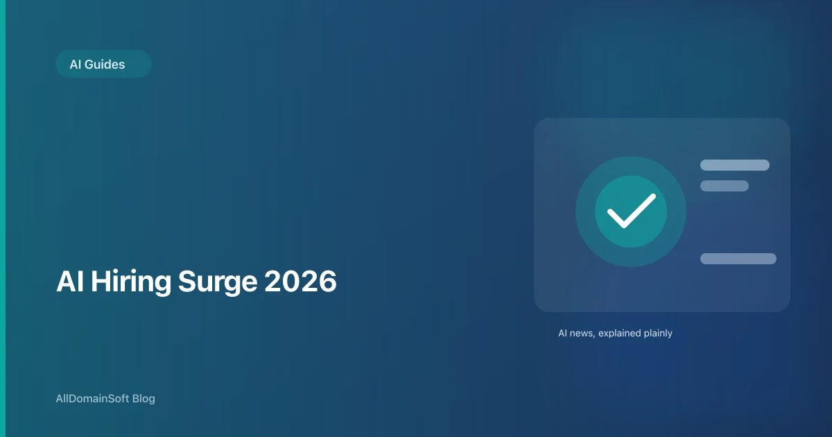 AI Hiring Surge 2026: The Eight Roles Companies Cannot Fill Fast Enough