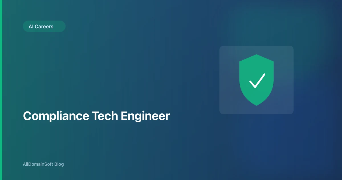 Compliance Tech Engineer: Career Guide for 2026
