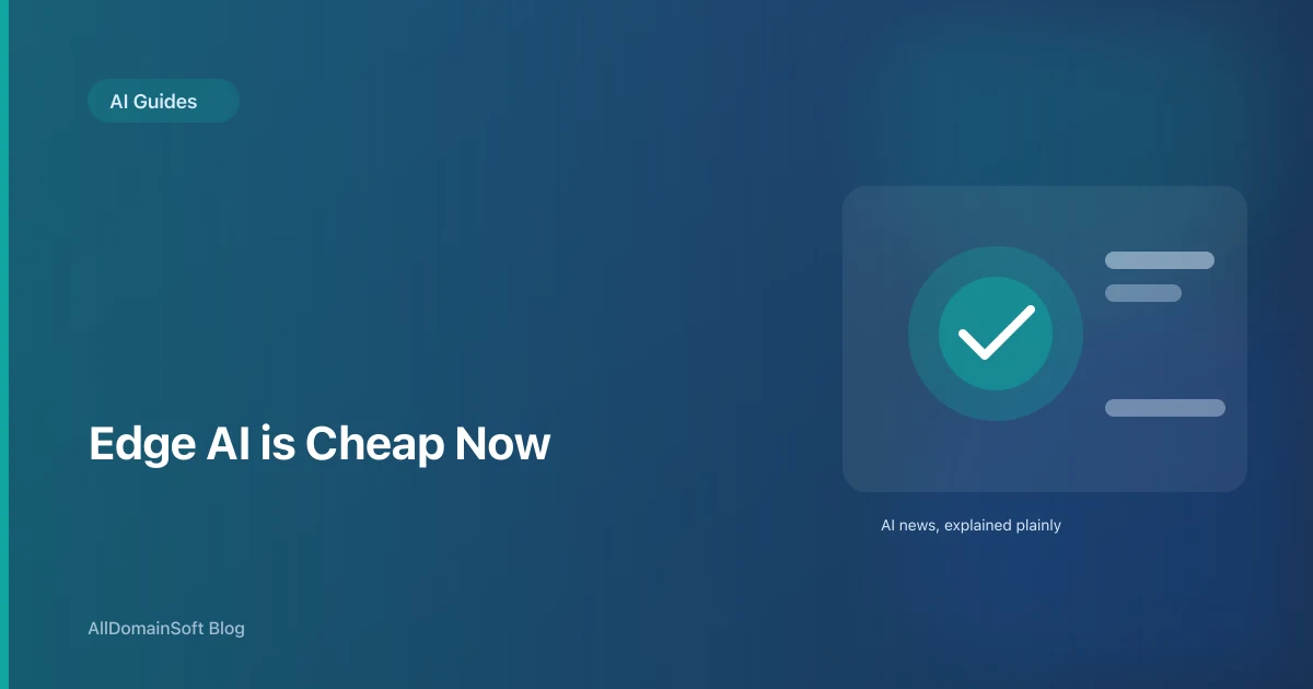 Edge AI Is Cheap Now. This Changes Where Your ML Inference Should Actually Run.