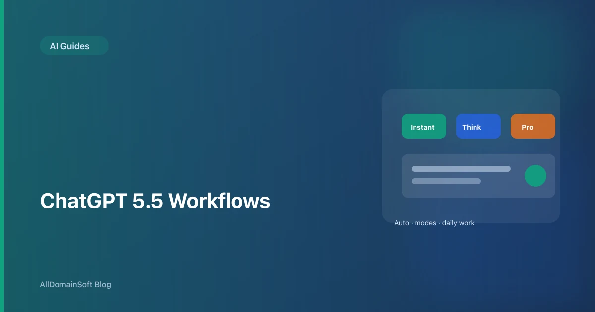 How to Use ChatGPT 5.5: Modes, Prompts, and Daily Workflows