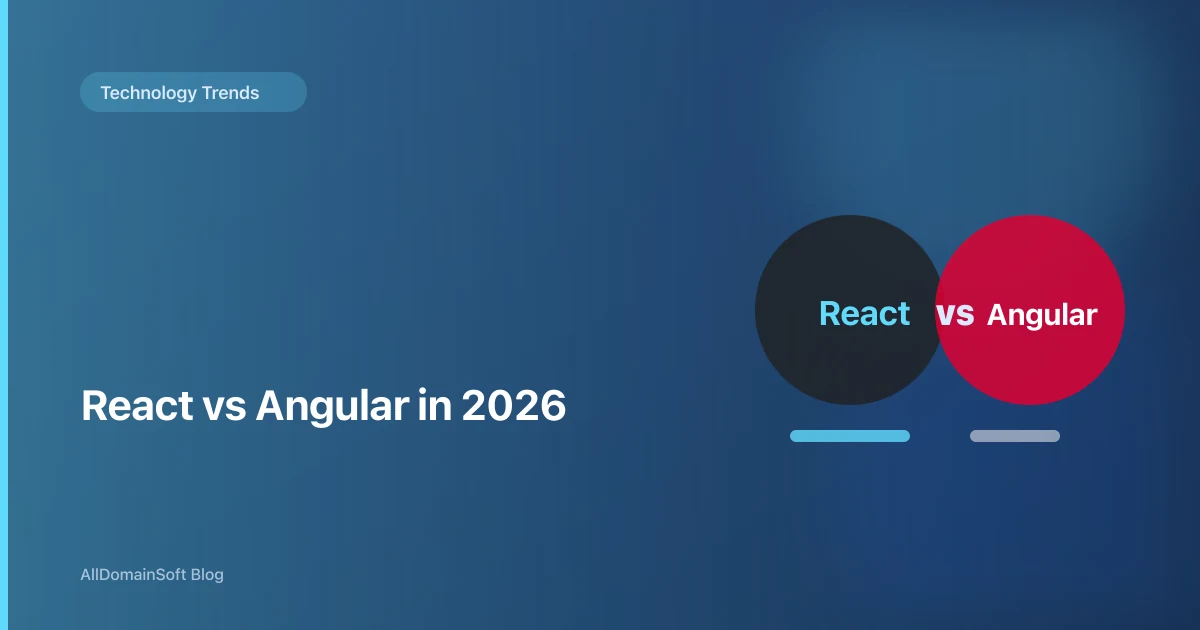 React vs Angular in 2026: Which Framework Should Your Team Use?